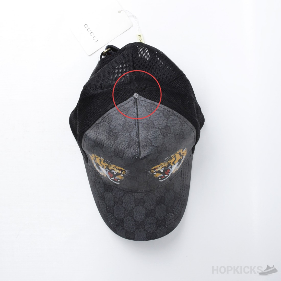 Gucci tiger 2024 hat black